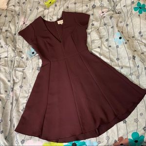 Babaton Maroon Dress
